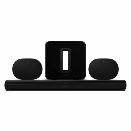 Sonos Beam (gen 2), Era 300 & Sub Mini 5.1.4 soundbarpaket, svart i gruppen Hemmaljud / Högtalare / Soundbars hos BRL Electronics (SETARCPKT1)